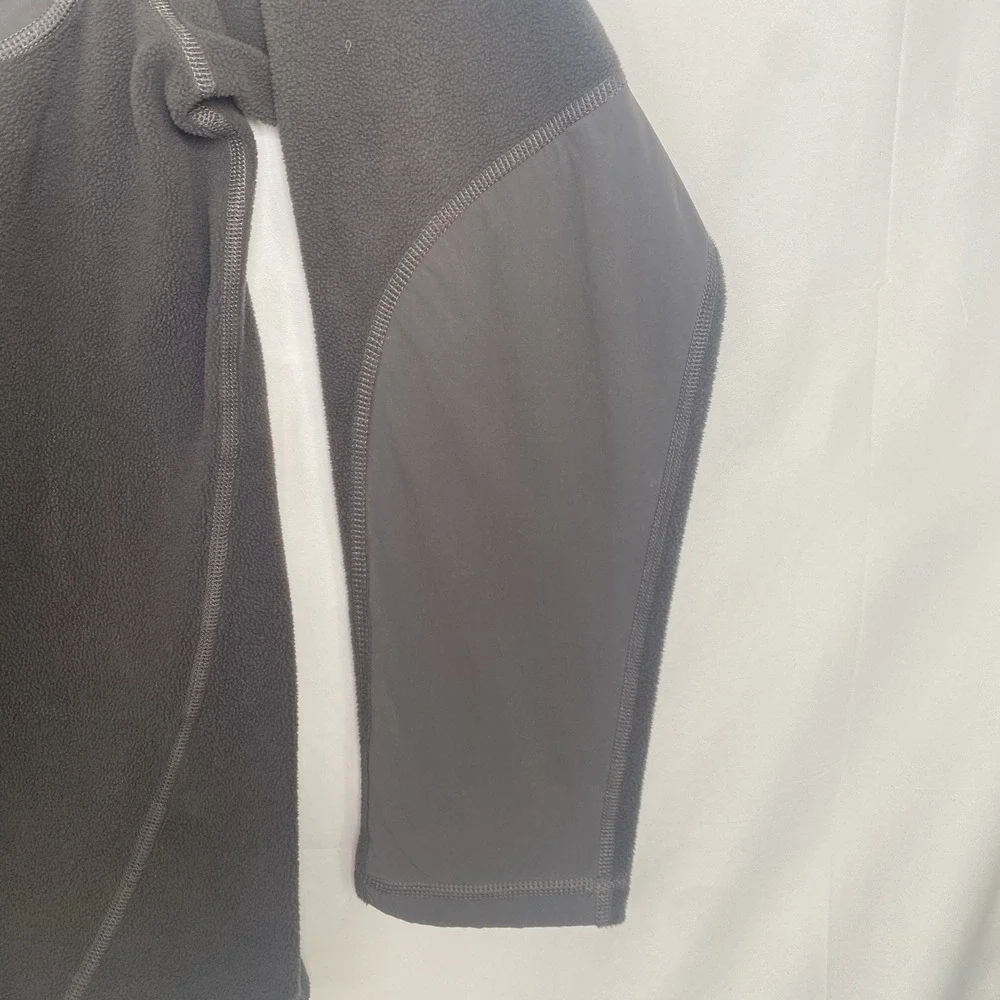 The North Face 1/4 Zip Fleece Pullover Jacket Men Size M Medium Black Sweatshirt